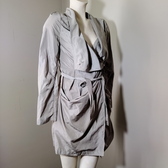 RUDSAK Tan Chino Nylon Trench Jacket XS - Picture 4 of 10